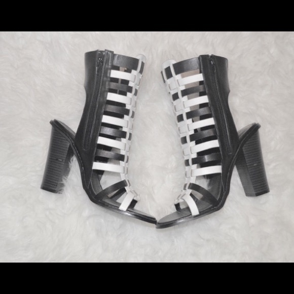 shoedazzle white heels